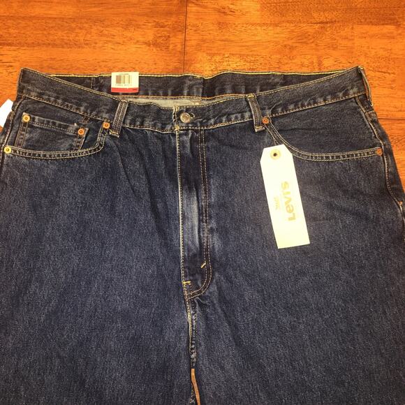 Levi's Men's Dark Blue Jeans 42x34 - Picture 10 of 11